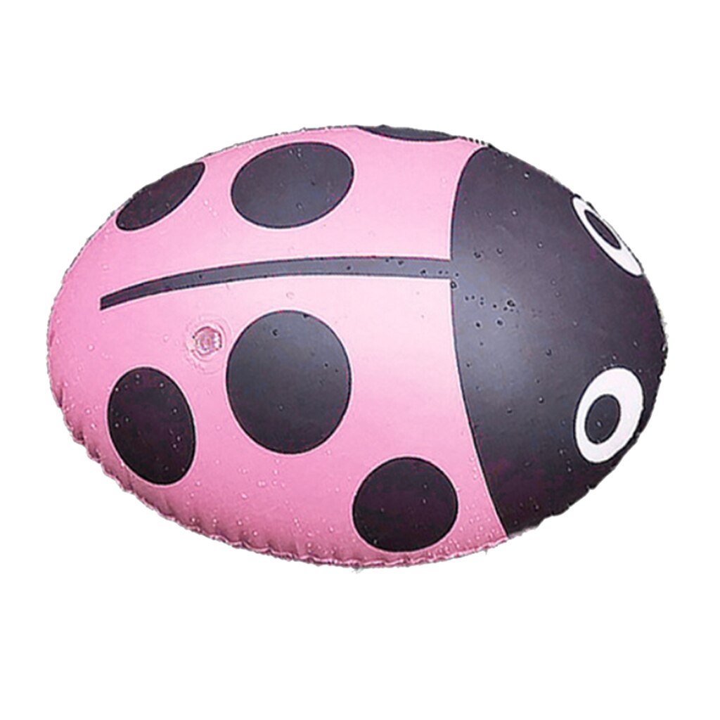Bolsa de aire inflable para natación, boya flotante, bolsa de gas, Bola de flotación de mariquita: Pink 45x35cm