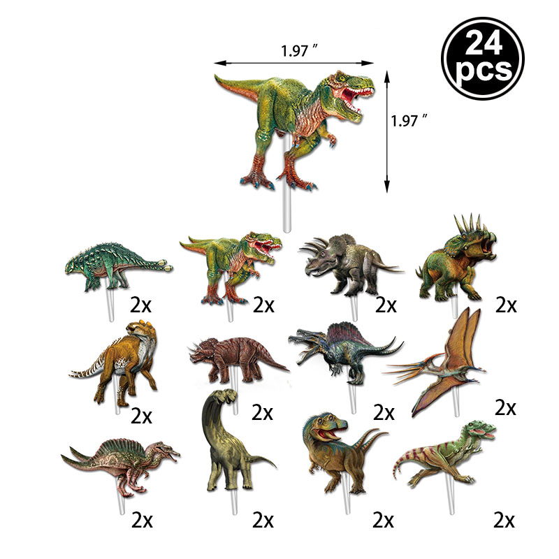 Dinosaurus Thema Wegwerp Servies Papieren Borden Kopjes Servetten Tafelkleed Banner Jongens Dinosaurus Verjaardagsfeestje Decorbenodigdheden: CAMEL