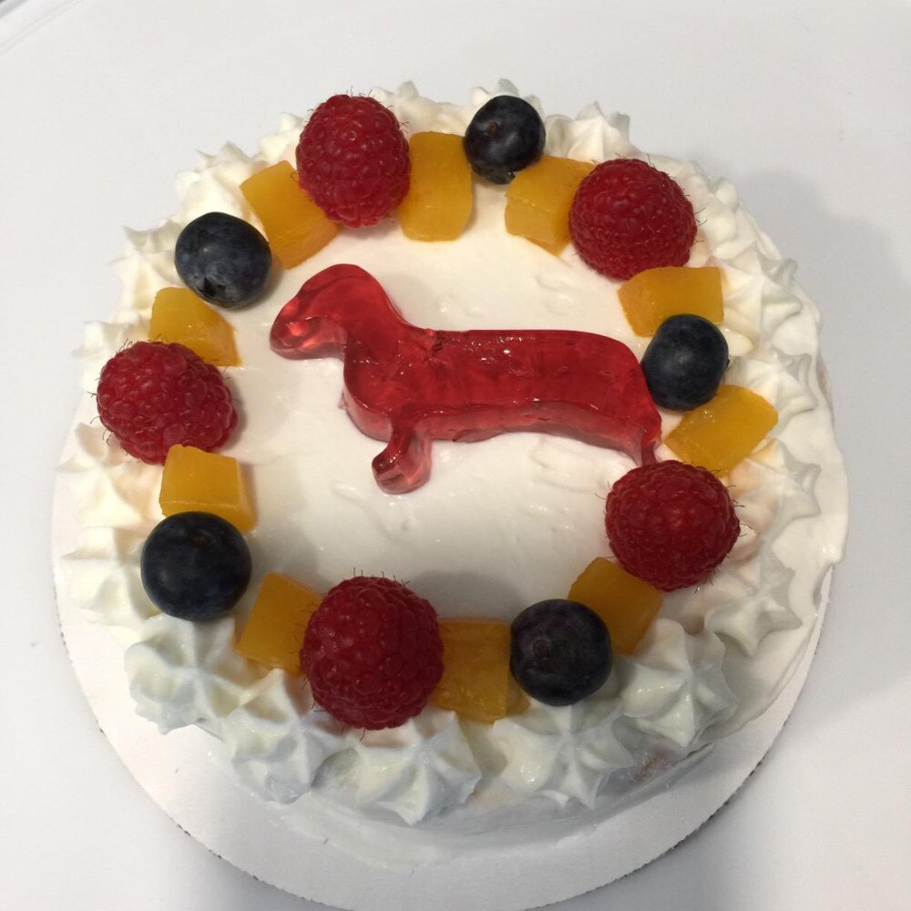 1/2 stücke Lustige Dackel Eis Würfel Tablett Pudding bilden 3D Silikon Hund bilden bilden Süßigkeiten Machen Gelatine Einstellung Küche Zubehör