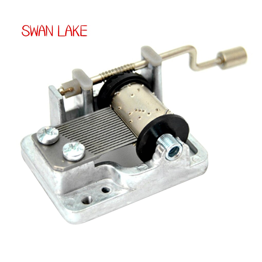 18-tones Music Box Mini Hand Cranking Metal Mechanical Musical Movement DIY Music Box Crafting Parts: Music 8