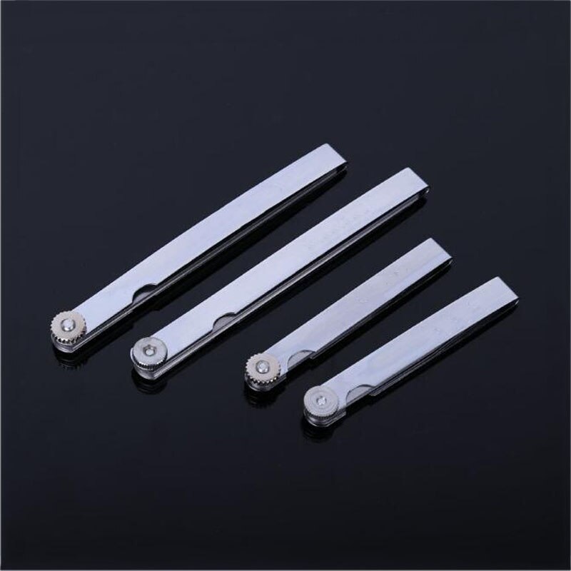 Stainless Steel Feeler Gauge 100mm Length Metric Feeler 14 Blade Gap Filling 0.05-1.00mm Thickness Measurement Layout Tool