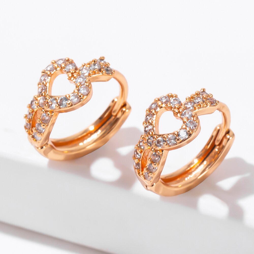 Essff adorável doce coração design brincos de argola para mulheres meninas piercing círculo brinco delicado pequenos presentes acessórios jóias