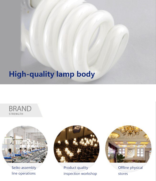 36V économie d'énergie spirale ampoule AC DC ampoule dans 20W 30W 40W bouchon E27 36V économie d'énergie spirale ampoule directe