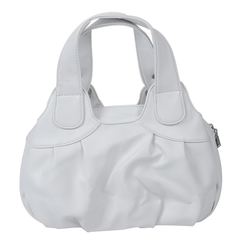 handtasche Frauen pu-leder Tasche Tote Tasche Handtaschen Satchel-Matte Weiß