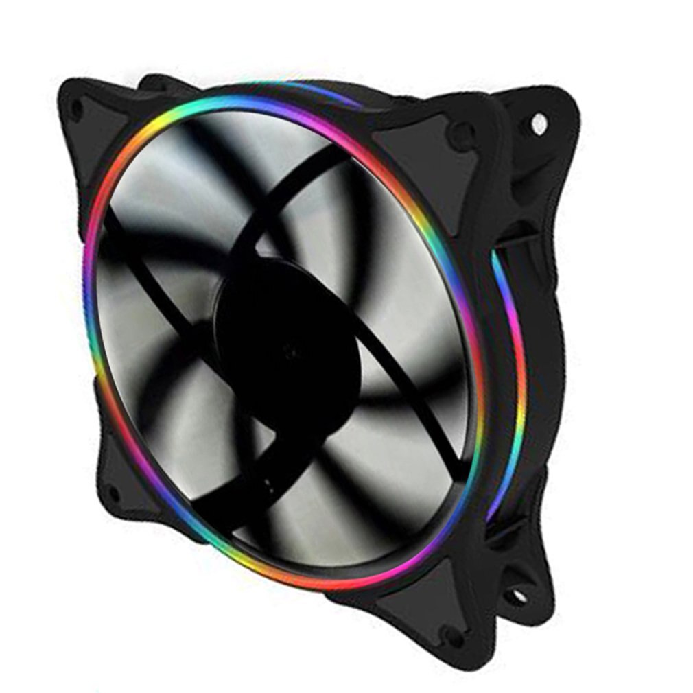 Computer PC Desktop Fan Cooler Three-Aperture Chassis 12cm Silent Fan 12V Power Supply Cooling Fan PC Accessories