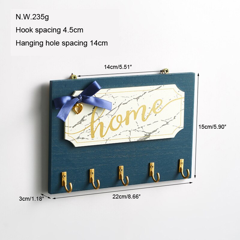 Wooden Hanging Plaque Sign with Hooks Wall Mounted Wood Sign with Coat Hat Key Holder for Kitchen Room Home Decorative: style 10