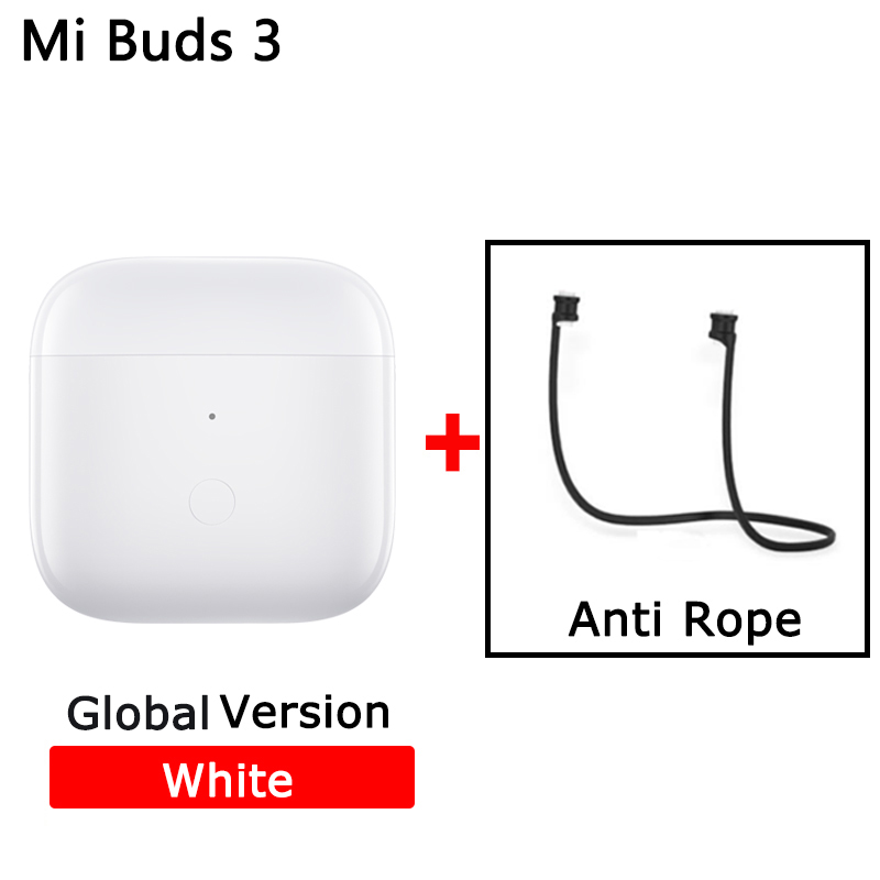 Xiaomi Redmi Buds 3 TWS bezprzewodowe słuchawki Bluetooth podwójny mikrofon QCC 3040 Chip IP54 wodoodporne słuchawki redukcja szumów słuchawki douszne: Redmi Buds 3 GL rope