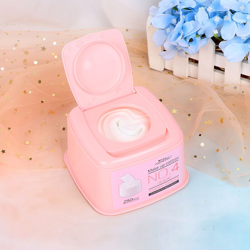 250Pcs/Roll Cotton Pads Facial Cosmetic Deep Clean tool Skin Care Face Wash Pumping Paper Makeup Remover Wipes Makeup Tools: PK