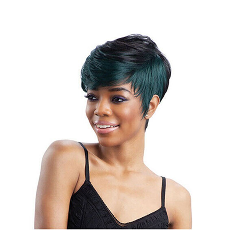  Women Short Wig Curly Synthetic Fibres Naturally W... – Grandado