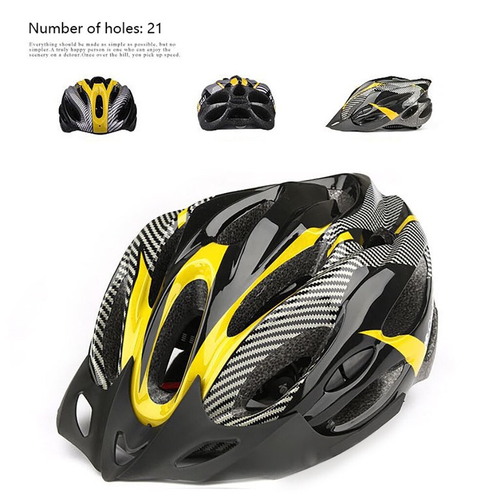 Bicycle Cycling Helmet Ultralight EPS+PC Cover MTB Road Bike Helmet Integrally-mold Cycling Helmet Cycling Safely Cap 716