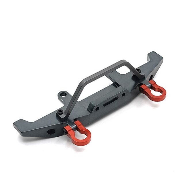 Pare-chocs Avant Avec Grille Pour Voiture RC C14, C24, C24-1 1/16 - Accessoire Upgrade, Couleur Noire, Plastique - Améliore L'apparence Et La Protection