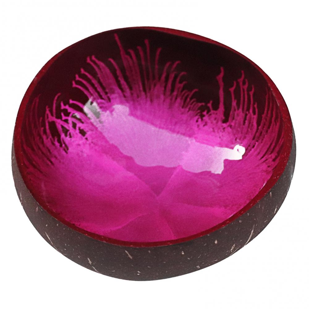 Recipiente de almacenamiento para manualidades, recipiente decorado con dibujo de color coco, el mejor , soporte para frutos secos y dulces, almacenamiento de llaves de Sal: Rosa
