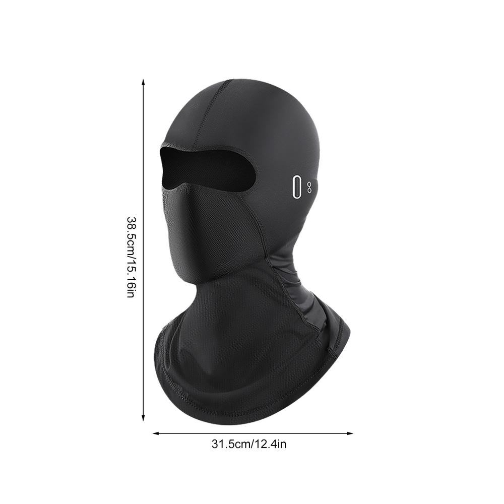 UV-Schutz-Kopfbedeckung, Sonnenschutz, Vollgesichtsabdeckung, ergonomische Passform, Fahrradkappe, weiche Kopfsocke mit Brillenlöchern zum Wandern