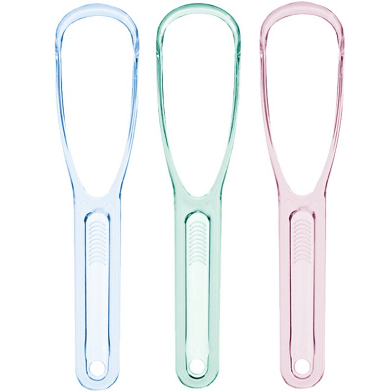 3 Pcs Zunge Reiniger Schlechte Atem Neue Heiße Weg Hand Schaber Pinsel Silica Griff Mundhygiene Zahnpflege Reinigung