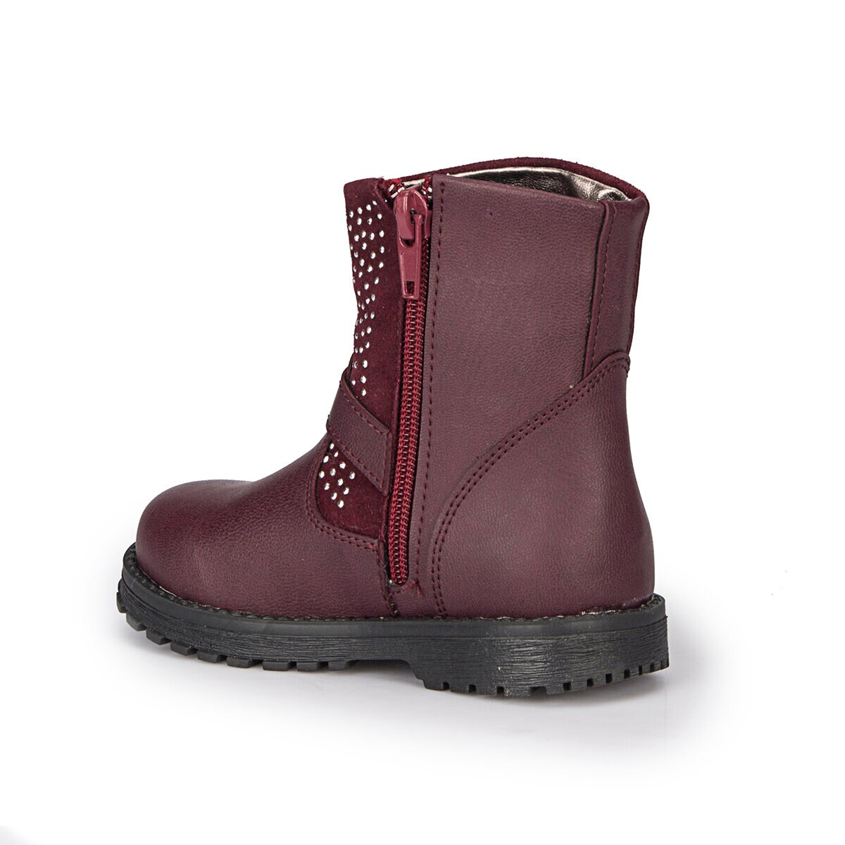 FLO ROZY-2 Burgund Weibliche Art Stiefel PINKSTEP