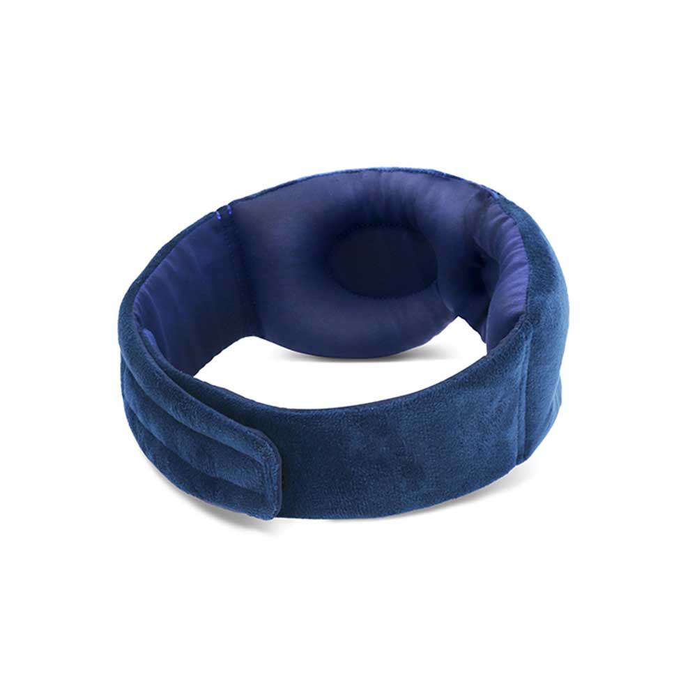 Soft Eye Mask 3D Sleep Eye Mask Therapy Stereo Eye Cover Shade Eye Patch Portable Blindfold Travel Sleeping Mask: Blue