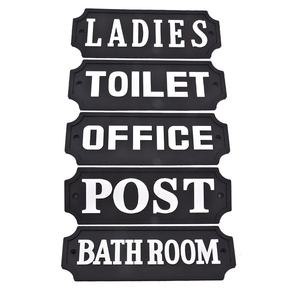 Outdoor Gardening Home House Door Warning Sign Farmhouse Stainless Steel Decor 6.3*2.16 Inches Garden Decoration