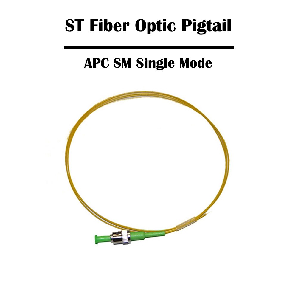 5 Pieces 1.5 Meter ST UPC SM Single Mode MM Multi Mode Simplex 0.9mm Optic Fiber Pigtail FTTH Ethernet