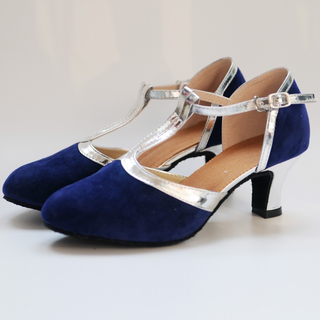 Women's Ballroom Tango Latin Salsa Dancing Shoes Sequins Shoes Social Dance Shoe Leisure Wild Comfortable Early Spring