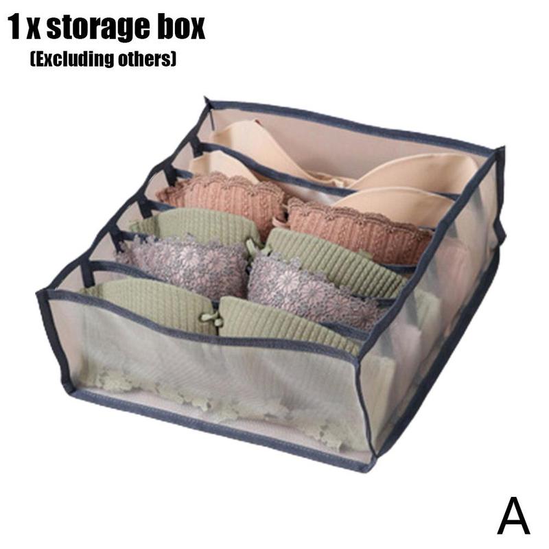 1/3 pièces sous-vêtements soutien-gorge organisateur boîte de rangement 2 couleurs placard organisateurs tiroir pour sous-vêtements boîtes soutien-gorge chaussettes fournitures Sca G3O2: A