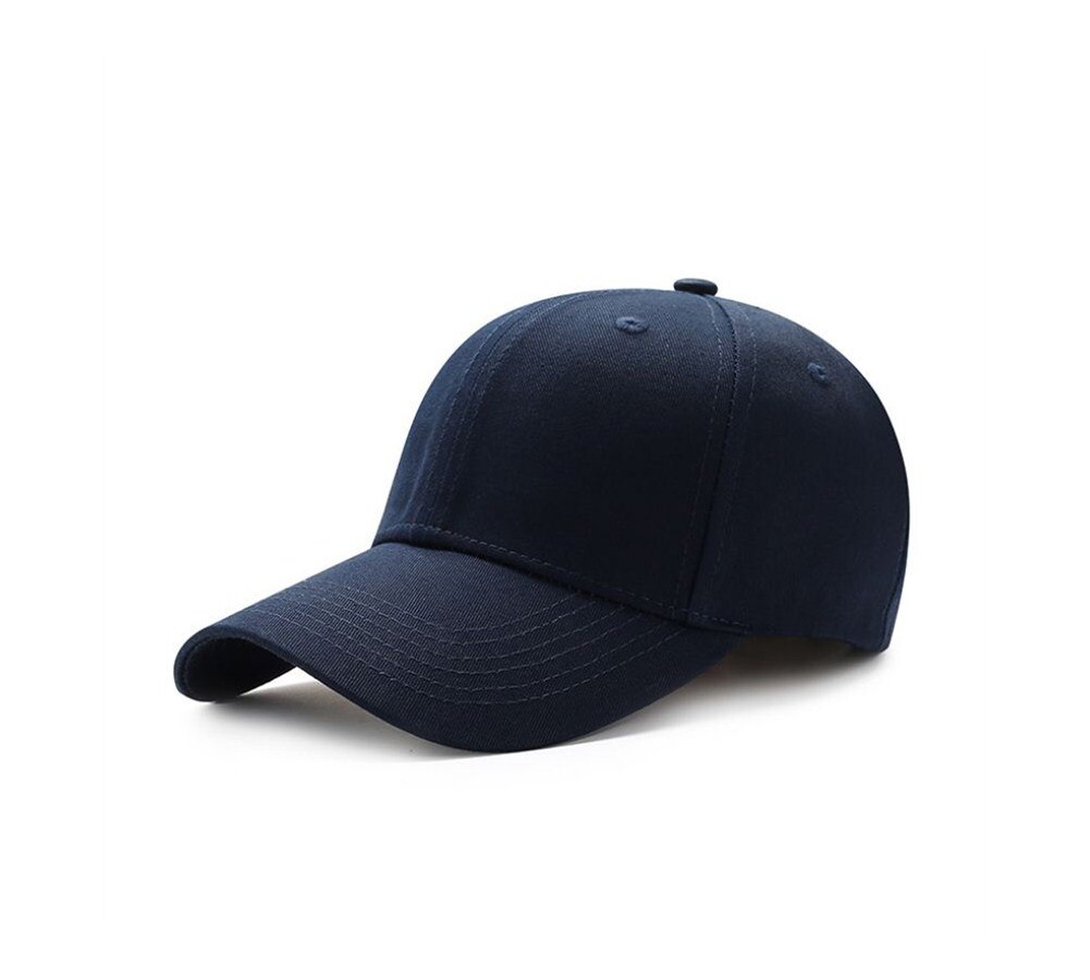 Men Women's Sports Baseball Cap Blank Solid Snapback Golf ball Hip-Hop Hat Sports Casual Dancing Hat: Deep Blue