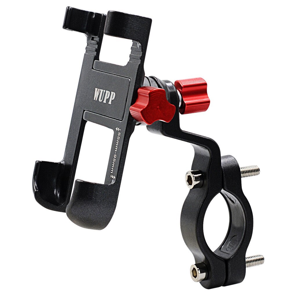 Motorcycle Bike Bicycle Aluminum Alloy Mobile Phone Bracket Handlebar Motorcycle Bicycle Phone Holder Bike Holder#25: Black