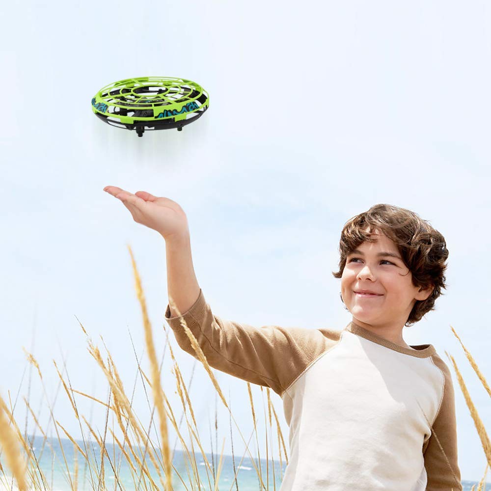 Mini Drohnen für freundlicher Hand Gesteuert, UFO Fliegen Ball mit LED-Licht, hände Frei schweben Quad Drohne Auto spüren Hindernis Drohne spielzeug