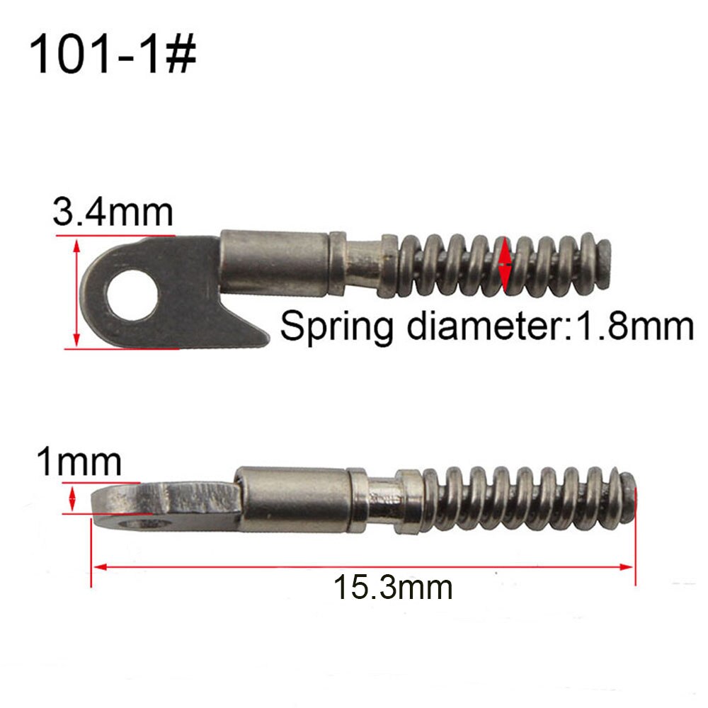 100 Uds. Insertos de resorte para reparar anteojos rotos patillas flexibles reemplazo de resorte roto Parte #101-1