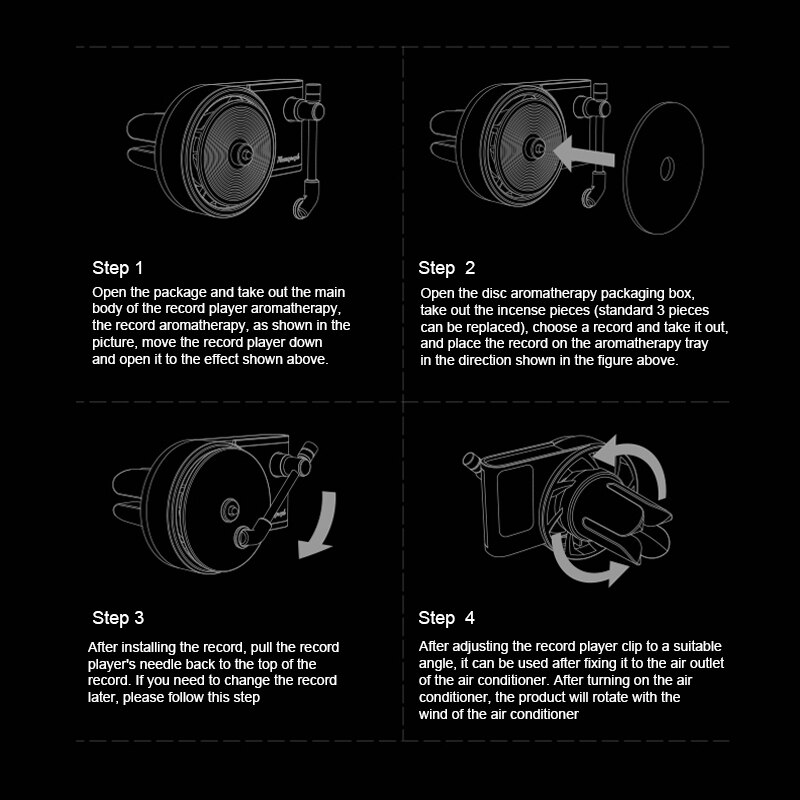 Odświeżacz powietrza samochodowy klip gramofon dla Mitsubishi ASX Outlander Pajero KIA RIO bród Centrum Hyundai IX35 Solaris