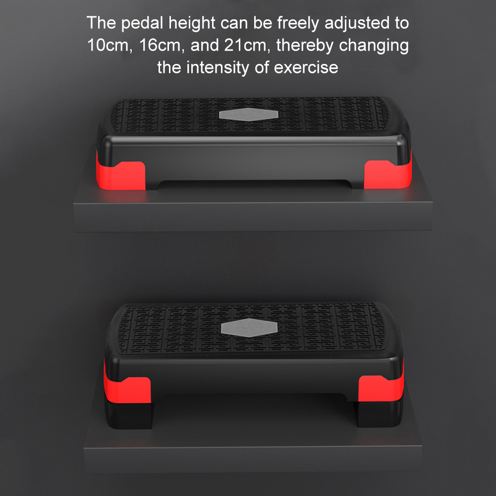 Aerobic fitness stepper, adjustable bodybuilding stepper, non-slip, stable, 200kg- person portable fitness equipment