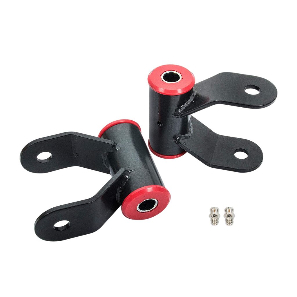 2Pcs 412120 2" Shackle Kit for RAM 1500 2WD 02-08 High Performance Easy to Install Spare Parts Direct Replaces