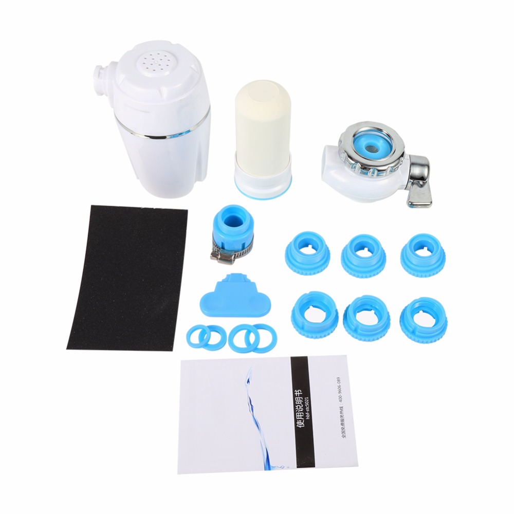 Purificateur d'eau du robinet de cuisine lavable en céramique percolateur filtre à eau Filtro rouille bactéries enlèvement filtre de remplacement