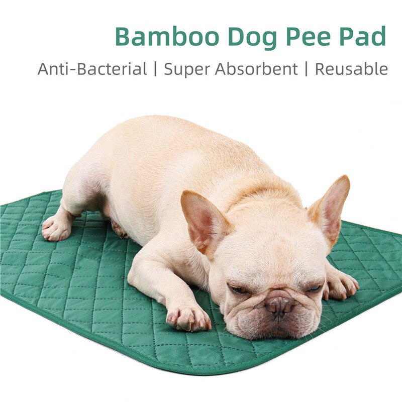 Tapis de pipi lavable en Polyester pour chien et chat, tapis très absorbant, étanche, tapis d'entraînement pour chiot, réutilisable, boîte à litière propre