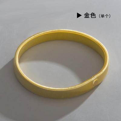 Anti-Skid Barman Armband Extension 14Cm Lente Manchet Armband Sieraden Lente Armband Elegent Lichtmetalen Armband: Gold 1