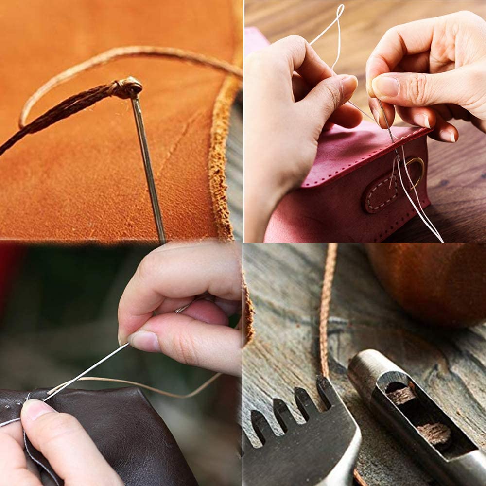 bent Brøl Perle Kaobuy 36 farver vokset tråd læder sytråd, håndsyningstråd til håndsyning  af læder og bogbinding – Grandado