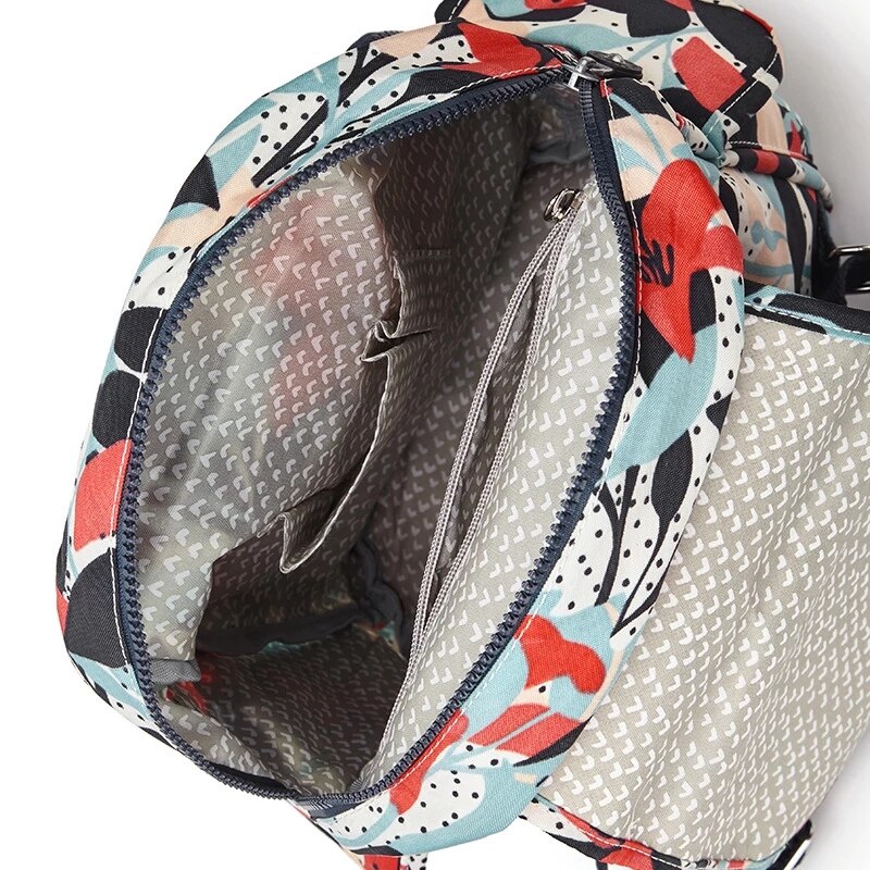 Mochila de nailon con de Mono para mujer, bolso de hombro de colegio, de viaje, Original, 100%