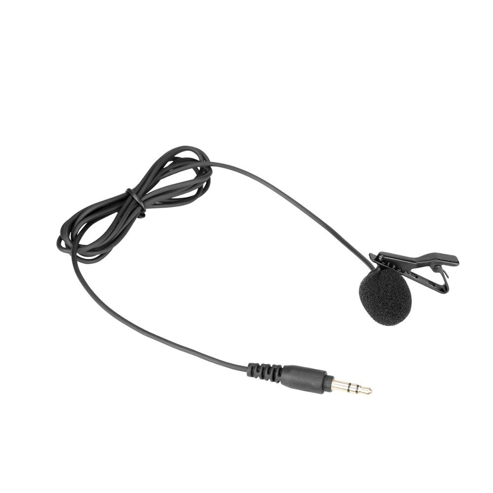 Saramonic SR-M1 1.25m professionale 3.5mm TRS microfono Lavalier a Clip per PC cellulare Blink500 microfono bavero