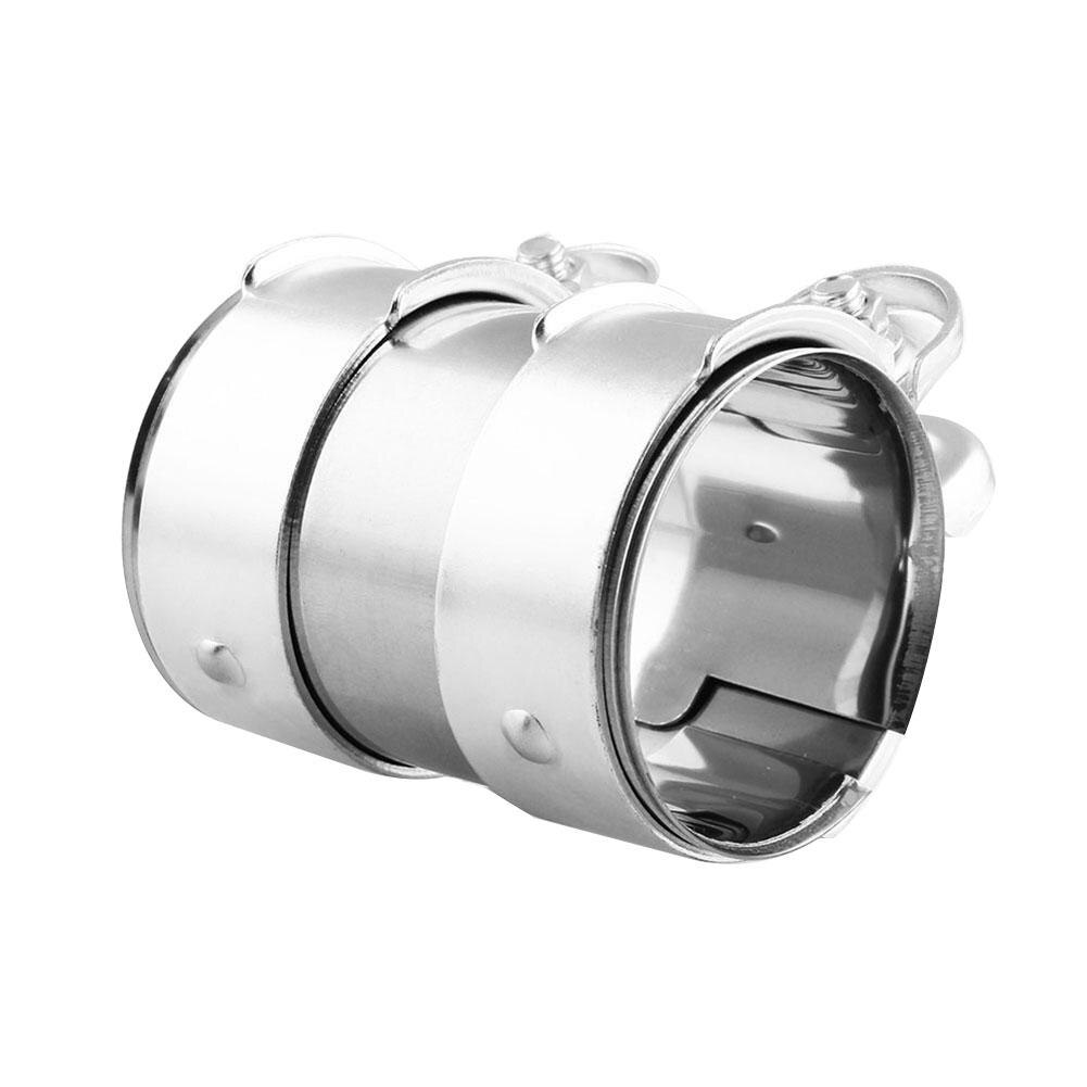 Abraçadeira de aço inoxidável para cano de escapamento, silenciador para cano de escapamento de automóvel, veículo