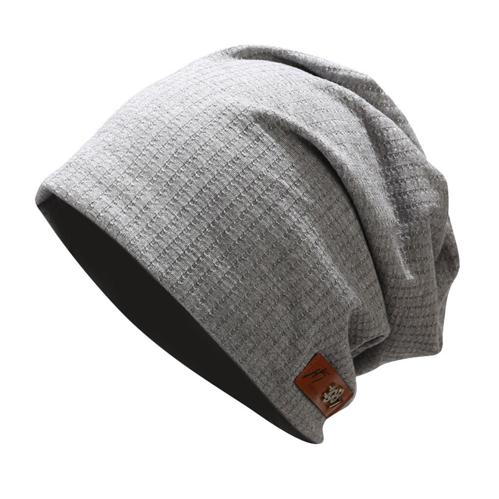 Mężczyźni kobiety zimowe puchowe nakrycia głowy jednokolorowe czapeczki codzienny kapelusz cienkie czapki biodro-hopowe: szary