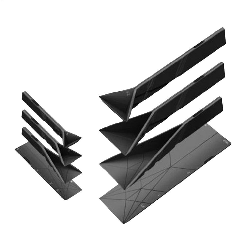 Cucharas medidoras plegables para cocina, cucharas medidoras planas multiusos para cocinar, hornear, cucharada, cucharadita para: Negro