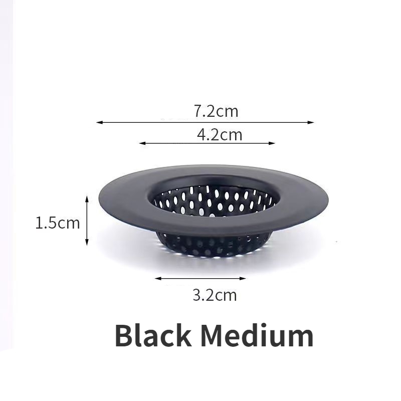 Stainless Steel Sink Filter Mesh Shower Floor Drain Hair Catcher Stopper Food Slag Drainer for Kitchen Bathroom Accessories: Bronze