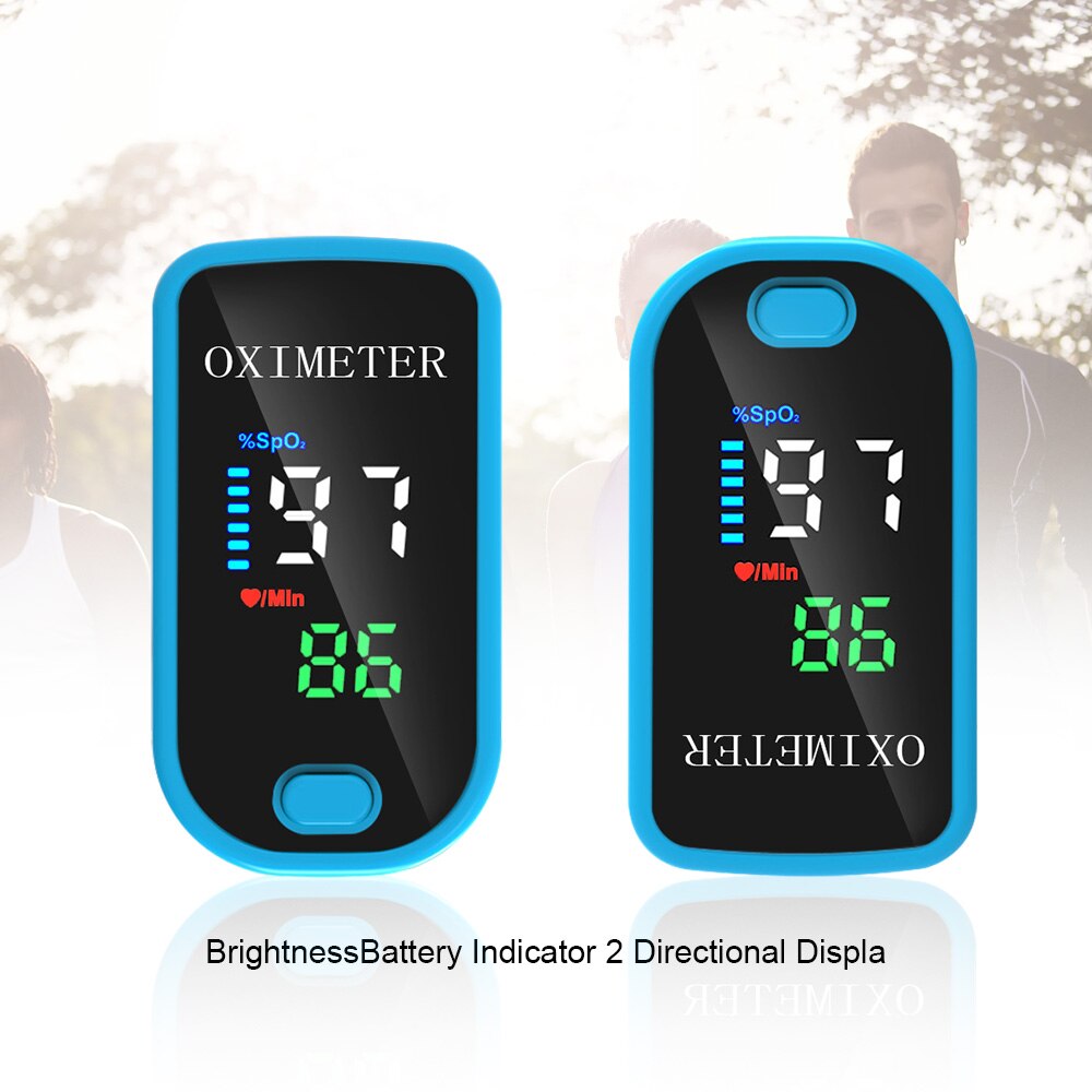 Pulsoximeter napalcowy pulsoksymetr blod ilt finger puls digital fingerspids oximeter iltmætning monitor oximetro