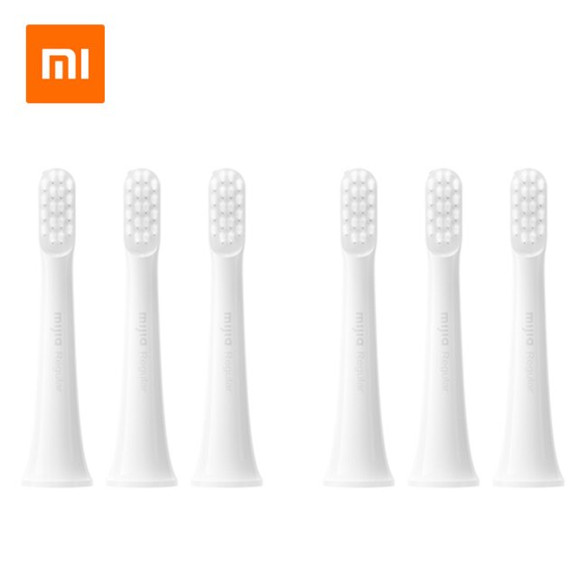 Xiaomi Mijia T100 Sonic Electric Toothbrush Cordless USB Rechargeable Waterproof Ultrasonic Automatic Tooth Brush for Adult: 6 Brush head