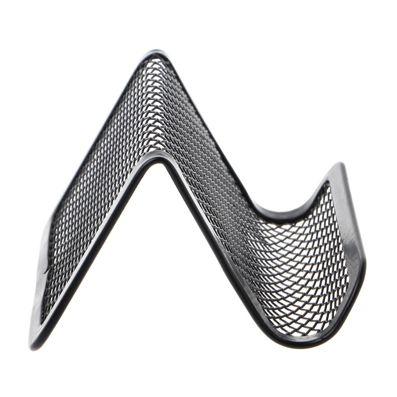 Metal Mesh Business Card Holder Stand For Desk Office Business Card Holder Collection
