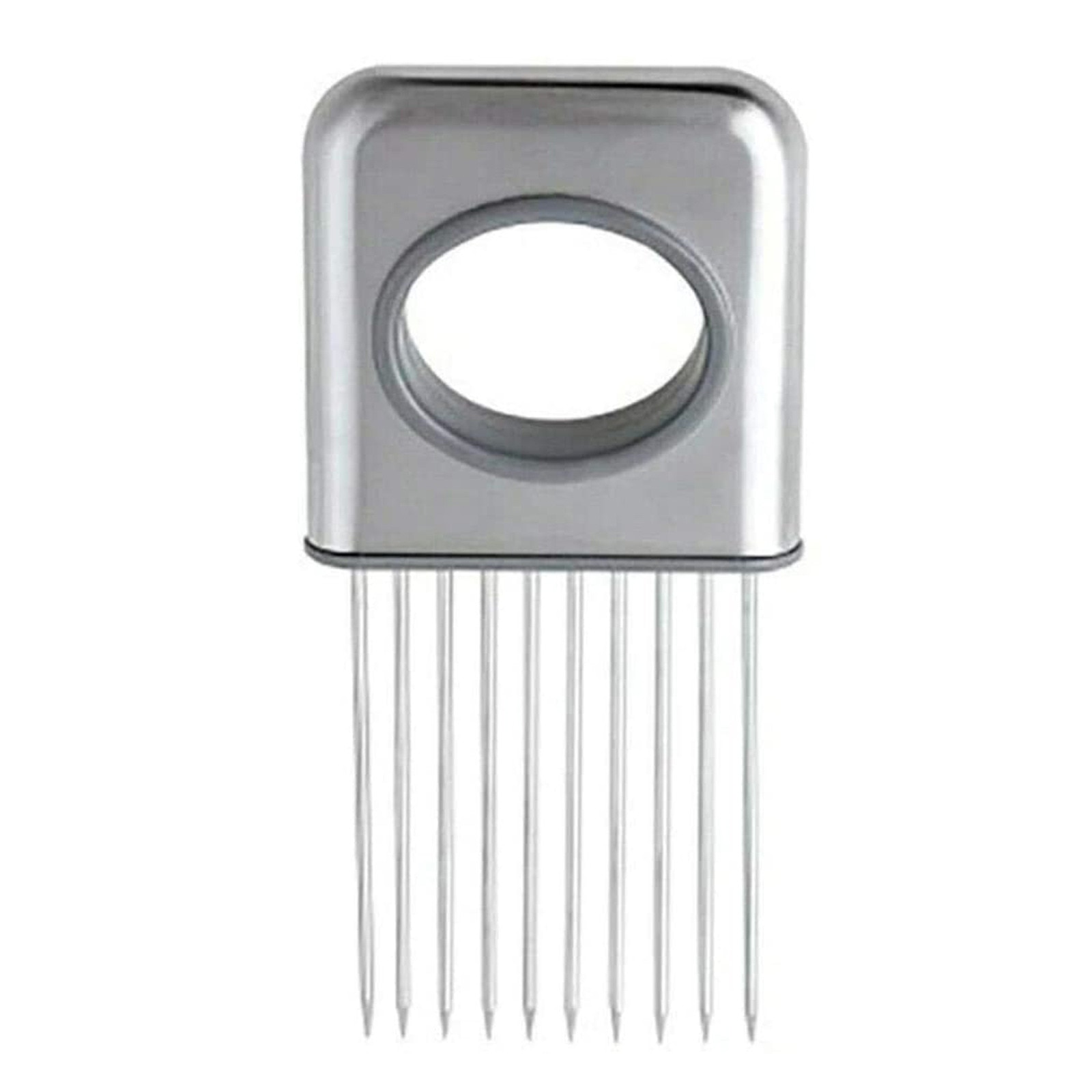Onions Holder Vegetable Potato Cutter Slicers Gadget Stainless Steel Fork vegetables Slicing Cutting Tools Kitchen Accessories