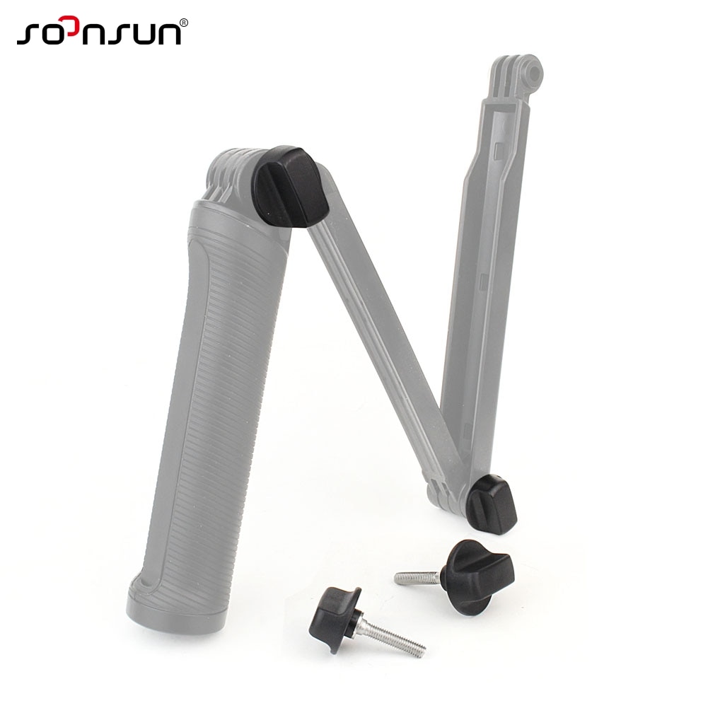 Tornillo de repuesto SOONSUN, accesorios de reparación de tornillo de pulgar para GoPro, brazo de sujeción de 3 vías, trípode monopie con soporte