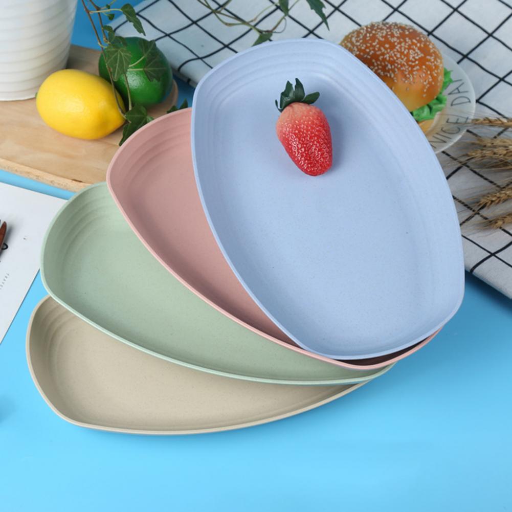 Reusable Convenient Multi-purpose Heat-resistant Meal Plate Plastic Meal Plate Exquisite for Restaurant