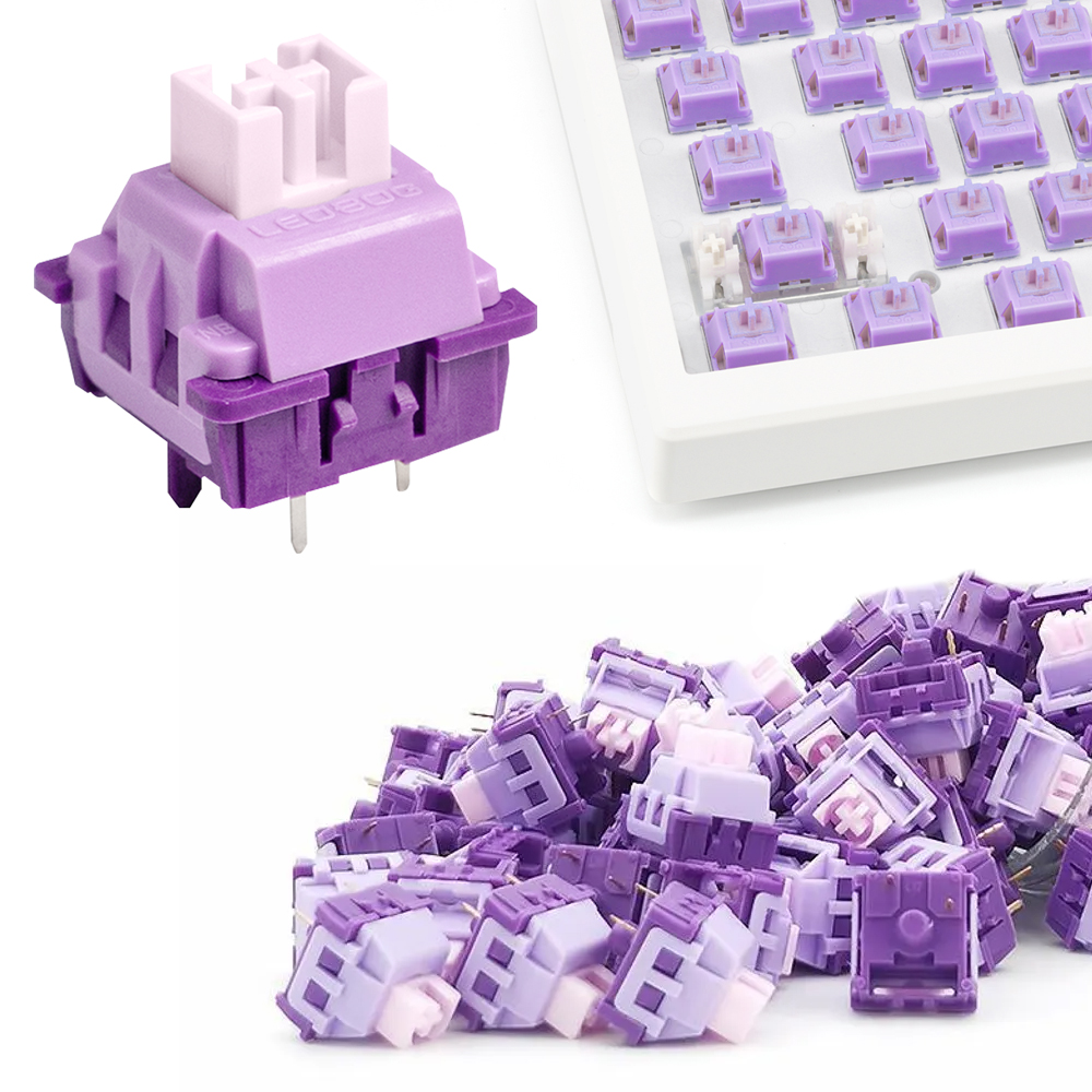 Keyboard Switch Linear Tactile 39g Work Travel 1.8mm 3Pin Shaft Switches for Swap Mechanical Keyboard Custom Keyboard Switch