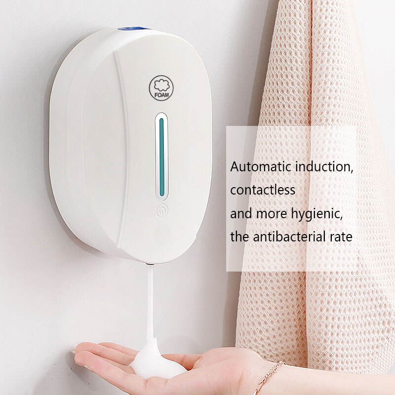 550ml Automatic Soap Dispenser Touchless Sensor Hand Sanitizer Foam Liquid Alcohol Spary Wall Mounted