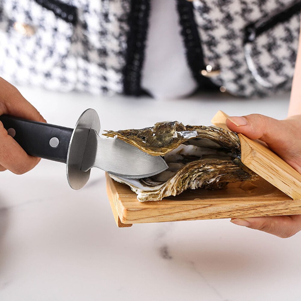 1 Set/9pcs Oyster Cutter Seafood Shell Shucking Opener Oyster Shucker with Forks